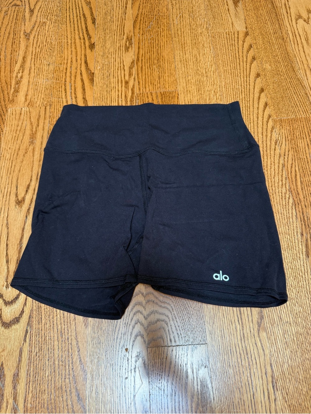 ALO Yoga Black High-Waist Bike Shorts